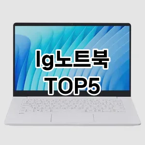 lg노트북 필수템! 이번 시즌을 위한 베스트 Top 5 lg노트북 추천!