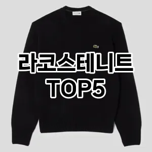 라코스테니트 필수템! 이번 시즌을 위한 베스트 Top 5 라코스테니트 추천!
