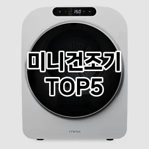 미니건조기 필수템! 이번 시즌을 위한 베스트 Top 5 미니건조기 추천!