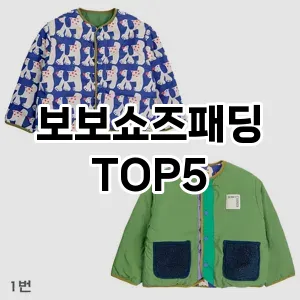 보보쇼즈패딩 필수템! 이번 시즌을 위한 베스트 Top 5 보보쇼즈패딩 추천!