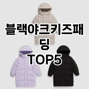 블랙야크키즈패딩 필수템! 이번 시즌을 위한 베스트 Top 5 블랙야크키즈패딩 추천!