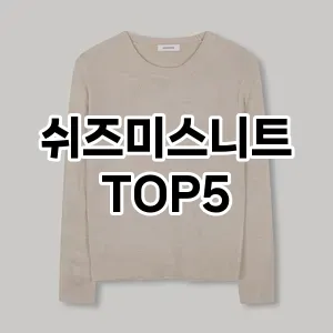 쉬즈미스니트 필수템! 이번 시즌을 위한 베스트 Top 5 쉬즈미스니트 추천!