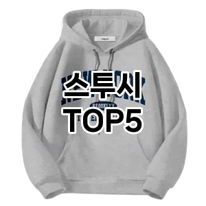 스투시 필수템! 이번 시즌을 위한 베스트 Top 5 스투시 추천!