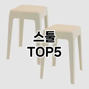 스툴 필수템! 이번 시즌을 위한 베스트 Top 5 스툴 추천!