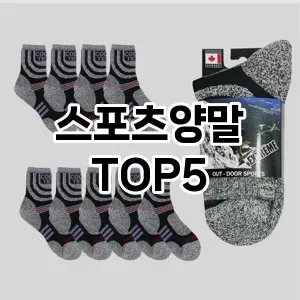 스포츠양말 필수템! 이번 시즌을 위한 베스트 Top 5 스포츠양말 추천!