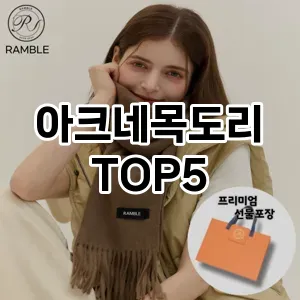 아크네목도리 필수템! 이번 시즌을 위한 베스트 Top 5 아크네목도리 추천!
