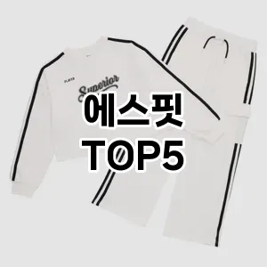 에스핏 필수템! 이번 시즌을 위한 베스트 Top 5 에스핏 추천!