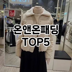 온앤온패딩 필수템! 이번 시즌을 위한 베스트 Top 5 온앤온패딩 추천!
