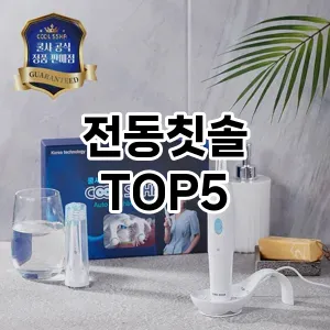 전동칫솔 필수템! 이번 시즌을 위한 베스트 Top 5 전동칫솔 추천!