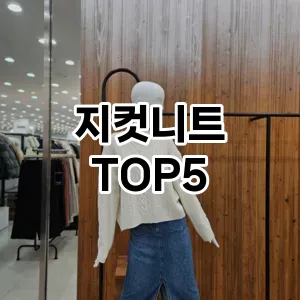 지컷니트 필수템! 이번 시즌을 위한 베스트 Top 5 지컷니트 추천!