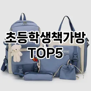 초등학생책가방 필수템! 이번 시즌을 위한 베스트 Top 5 초등학생책가방 추천!