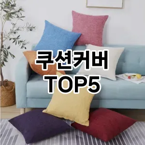 쿠션커버 필수템! 이번 시즌을 위한 베스트 Top 5 쿠션커버 추천!