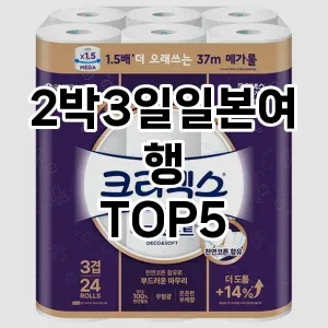 2박3일일본여행 필수템! 이번 시즌을 위한 베스트 Top 5 2박3일일본여행 추천!