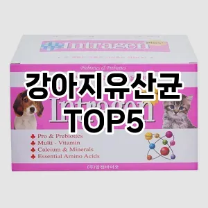 강아지유산균 필수템! 이번 시즌을 위한 베스트 Top 5 강아지유산균 추천!