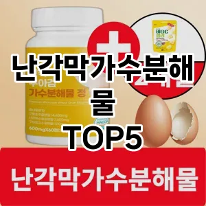 난각막가수분해물 필수템! 이번 시즌을 위한 베스트 Top 5 난각막가수분해물 추천!
