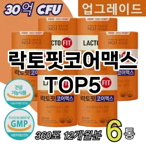 락토핏코어맥스 필수템! 이번 시즌을 위한 베스트 Top 5 락토핏코어맥스 추천!