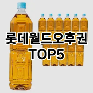 롯데월드오후권 필수템! 이번 시즌을 위한 베스트 Top 5 롯데월드오후권 추천!