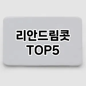 리안드림콧 필수템! 이번 시즌을 위한 베스트 Top 5 리안드림콧 추천!