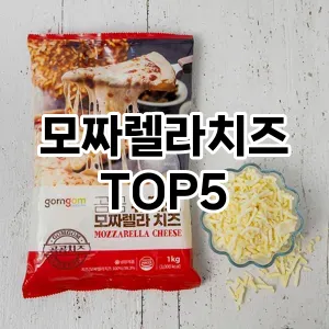 모짜렐라치즈 필수템! 이번 시즌을 위한 베스트 Top 5 모짜렐라치즈 추천!