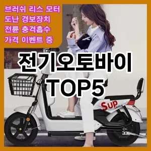 전기오토바이 필수템! 이번 시즌을 위한 베스트 Top 5 전기오토바이 추천!