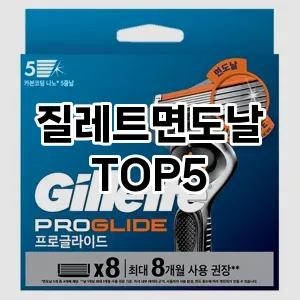 질레트면도날 필수템! 이번 시즌을 위한 베스트 Top 5 질레트면도날 추천!