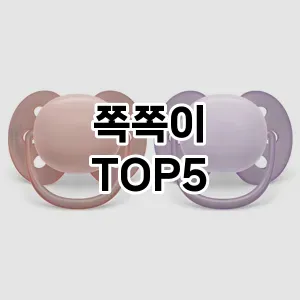 쪽쪽이 필수템! 이번 시즌을 위한 베스트 Top 5 쪽쪽이 추천!