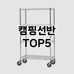 캠핑선반 필수템! 이번 시즌을 위한 베스트 Top 5 캠핑선반 추천!