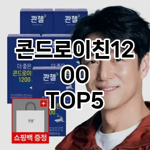 콘드로이친1200 필수템! 이번 시즌을 위한 베스트 Top 5 콘드로이친1200 추천!