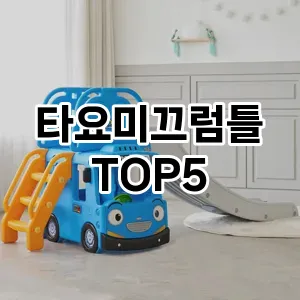 타요미끄럼틀 필수템! 이번 시즌을 위한 베스트 Top 5 타요미끄럼틀 추천!