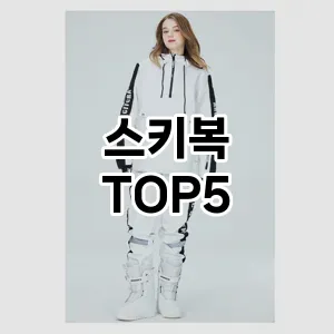 트렌디한 아이템! 스키복 BEST 5 추천