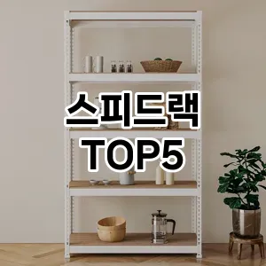 트렌디한 아이템! 스피드랙 BEST 5 추천