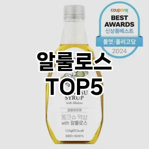 뜨거운 인기! 지금 꼭 필요한 알룰로스 TOP 5 추천