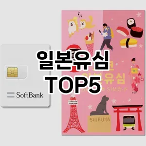 뜨거운 인기! 지금 꼭 필요한 일본유심 TOP 5 추천