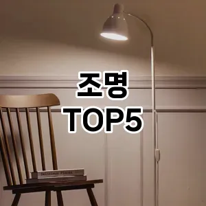 뜨거운 인기! 지금 꼭 필요한 조명 TOP 5 추천