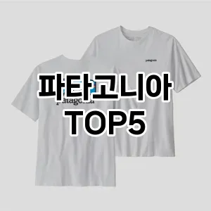 트렌디한 아이템! 파타고니아 BEST 5 추천